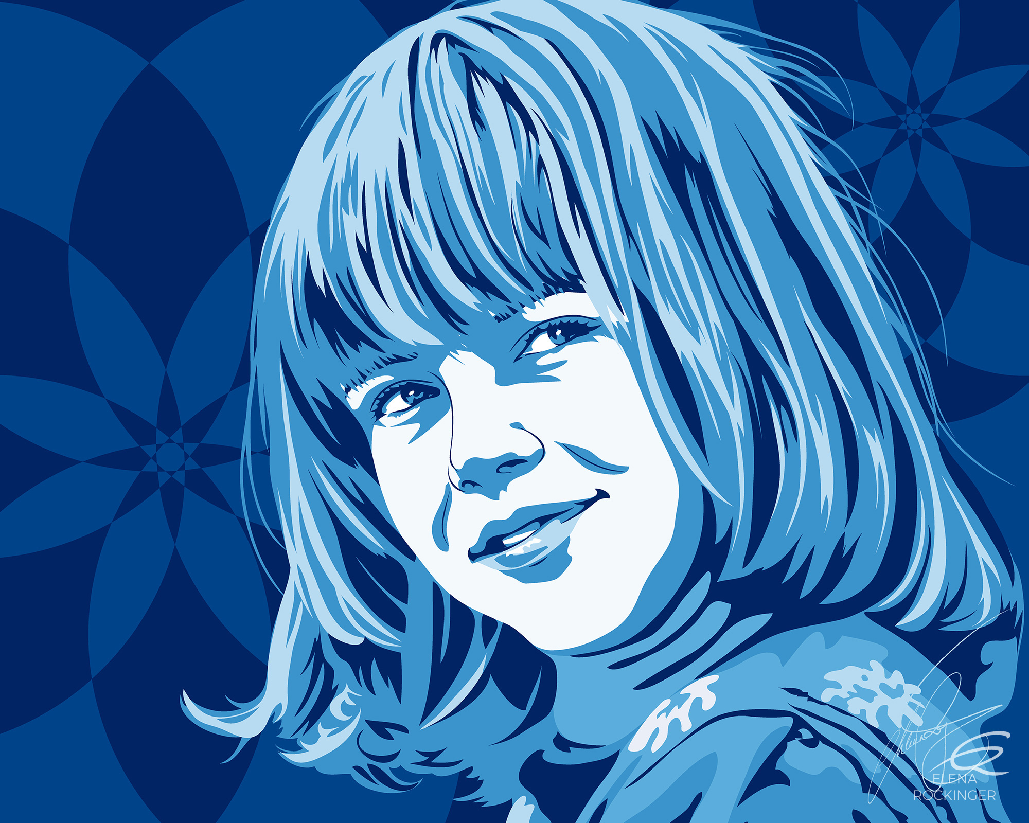 02 elena rockinger portrait ena child digital vector sig