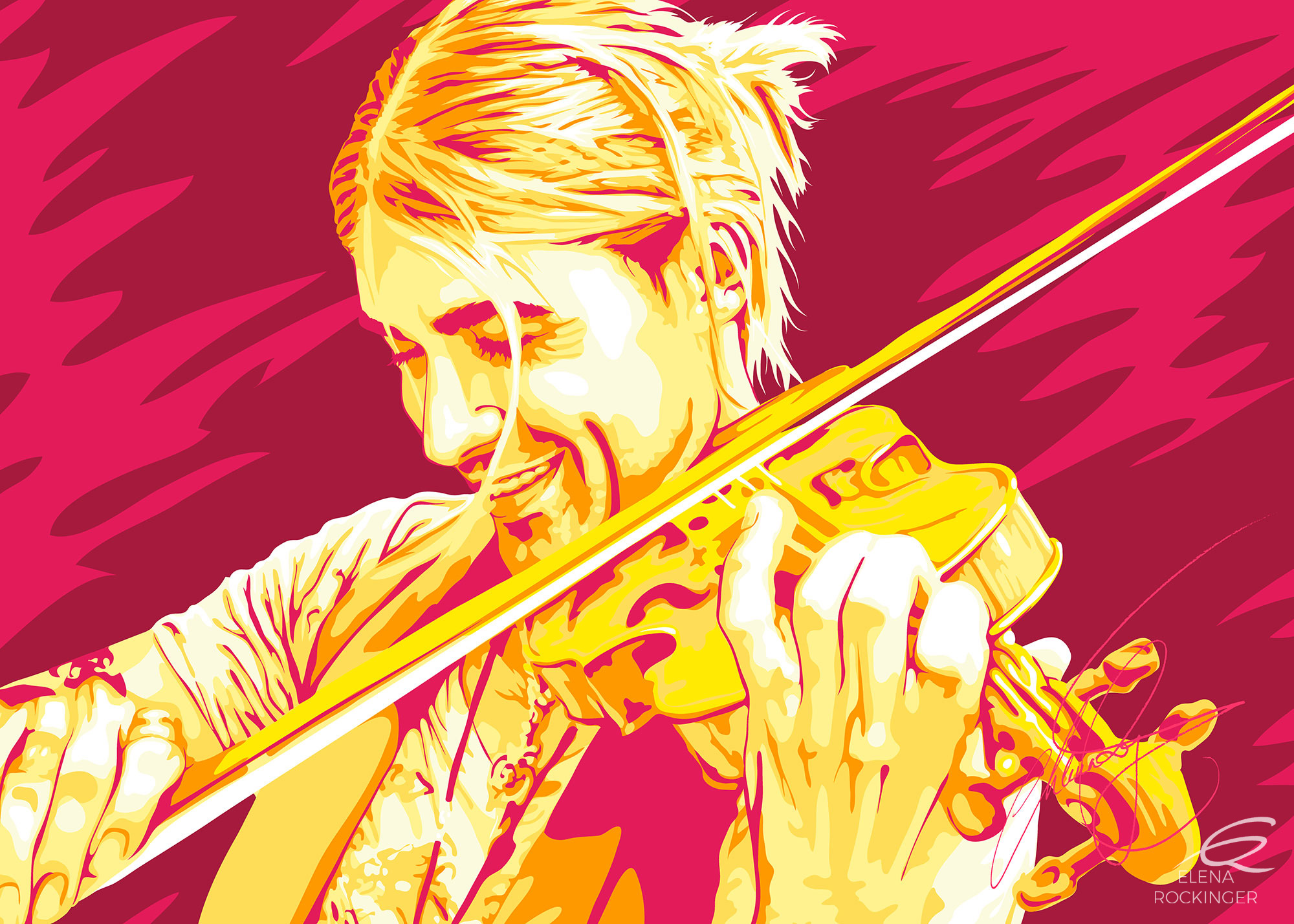Portraits 03 elena rockinger portrait david garrett digital vector sig