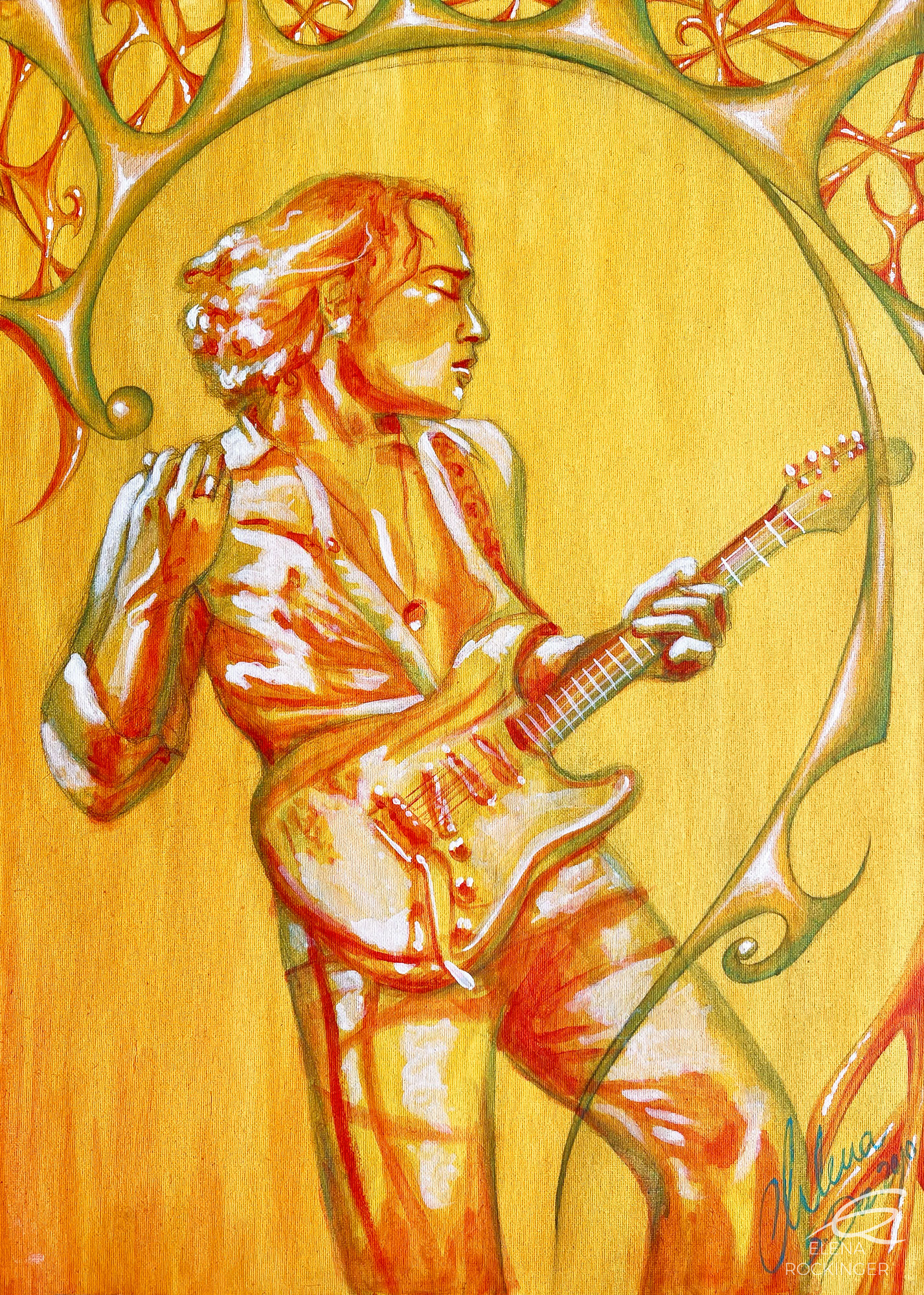 Field Portrait 07 elena rockinger field portrait philip sayce arylic painting sig