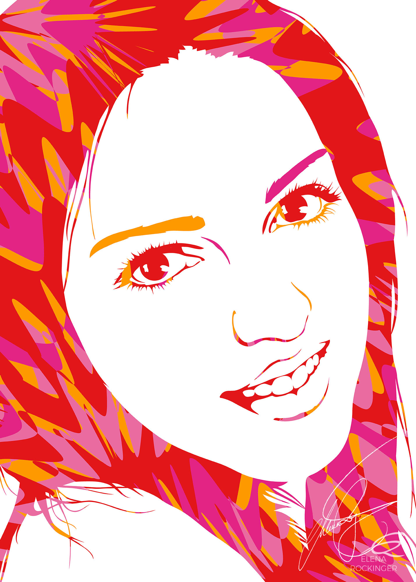 19 elena rockinger portrait kathi digital vector sig